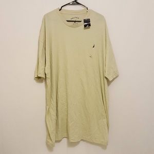Nautica Short Sleeve Tan T-Shirt - 3XL